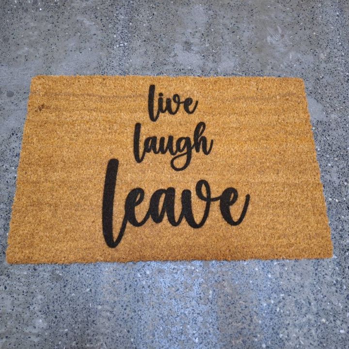 Шеговита изтривалка Live Laugh Leave