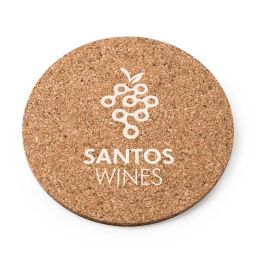 Рекламни коркови подложки за чаши с печат на лого на едро