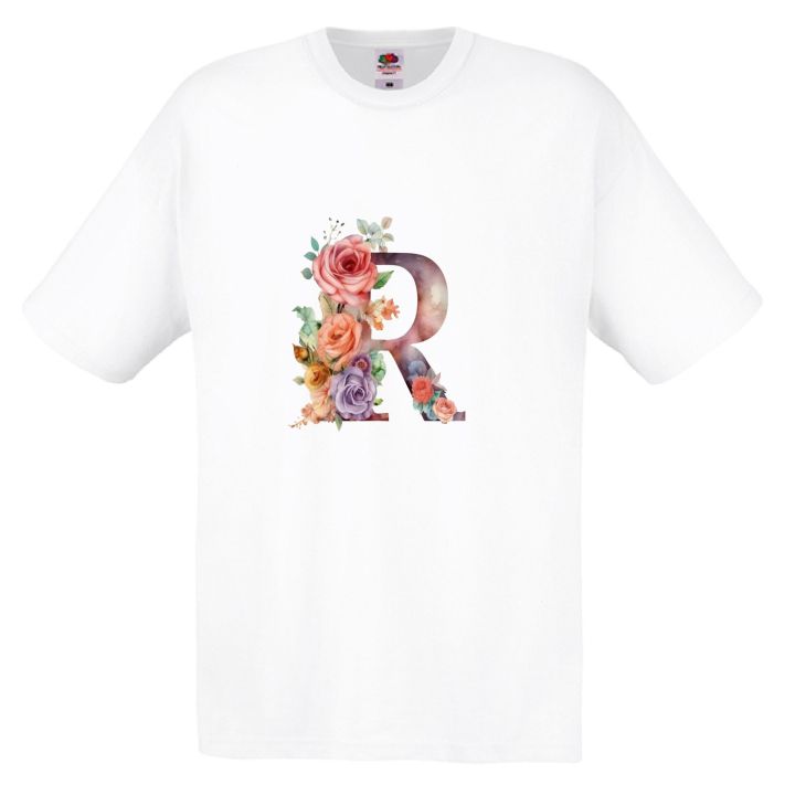 Art тениска с монограм R