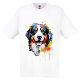 Тениска с куче Bernese mountain dog