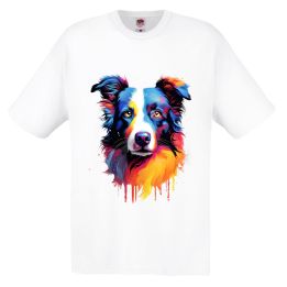 Тениска с куче Border Collie