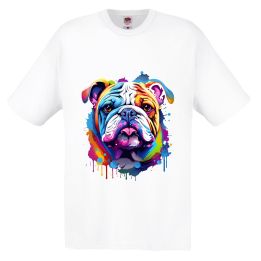 Тениска с куче Bulldog