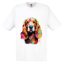 Тениска с куче Cocker Spaniel