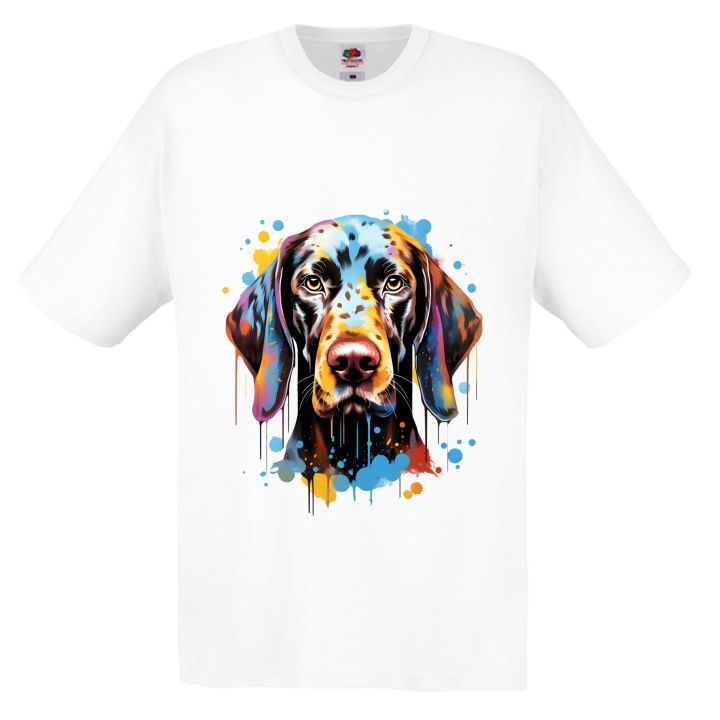 Тениска с куче German Shorthaired Pointer