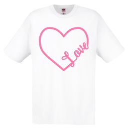 нежна тениска сърце love