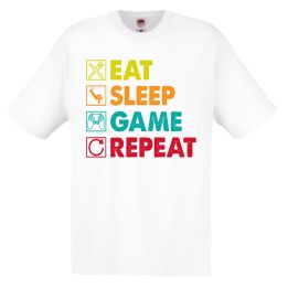 Тениска Eat Sleep Game Repeat