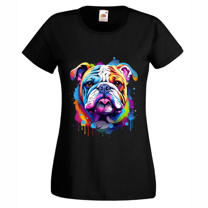 Тениска с куче Bulldog