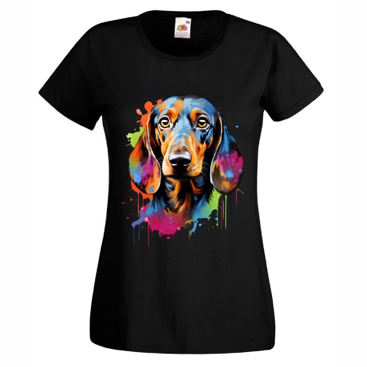 Тениска с куче Dachshund