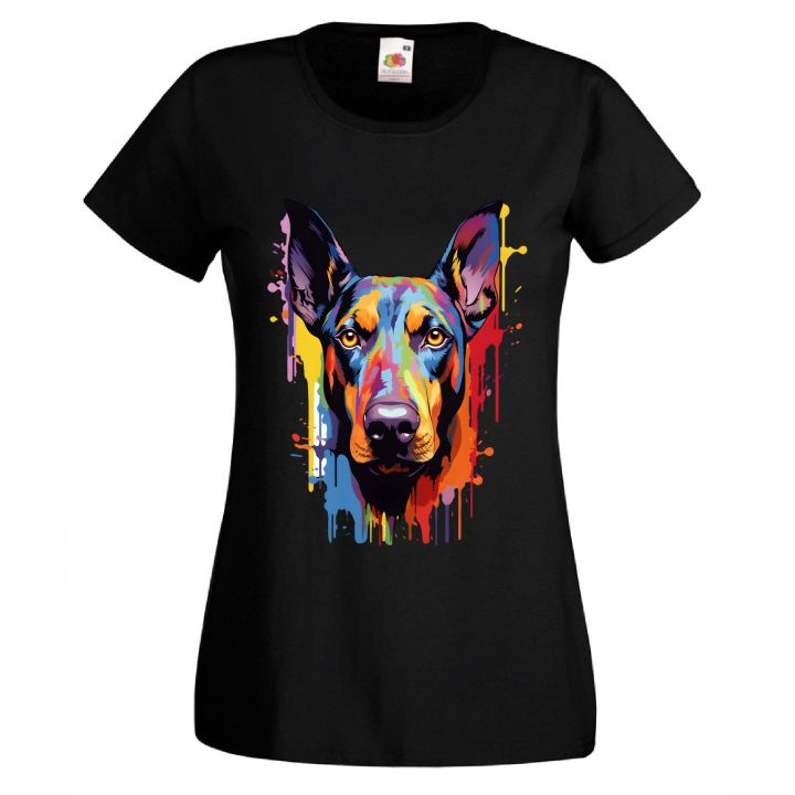 Тениска с куче Doberman