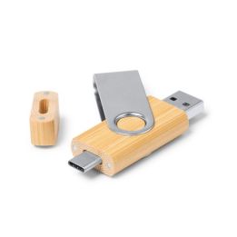 Брандирани бамбукови флашки 32 GB с гравиране на лого или надписи на едро
